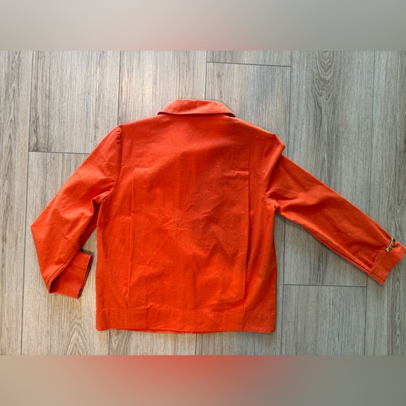 Orange Studded Kate Spade Saturday Jacket - Picture 11 of 11